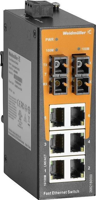 Produktbild Weidmüller IE-SW-EL08-6TX-2SCS (10 Ports)