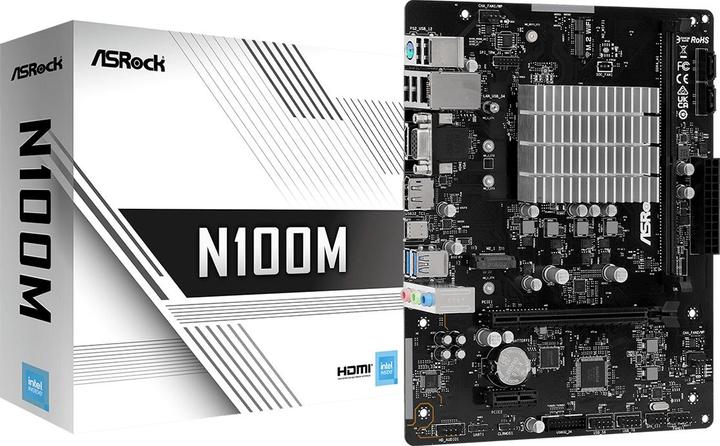 Image du produit AsRock N100M (BGA 1264, mATX)