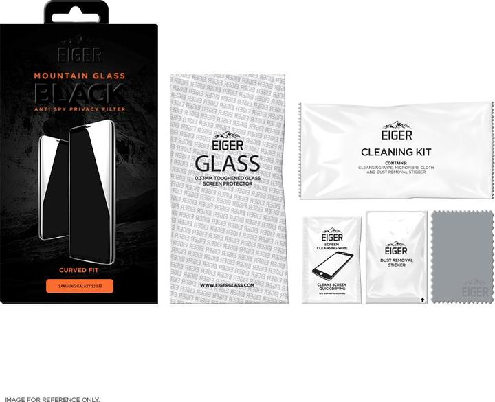 Actual product image Eiger Mountain Glass Black Edge (1 Piece, Samsung Galaxy S20 FE)