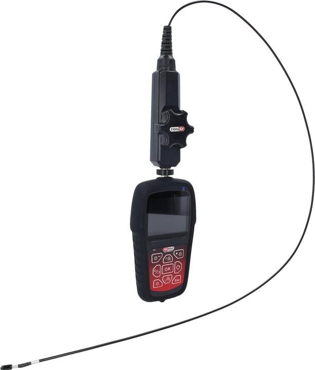 Produktbild KS Tools HD-Videoskop-Satz mit Ø 3,9 mm 180° und 0° HD Frontkamera-Sonde, flexible PVC Hülle, 3-tlg