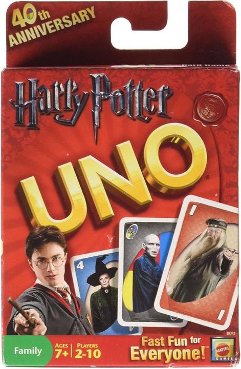 Actual product image Mattel Games Uno Harry Potter (German, English)