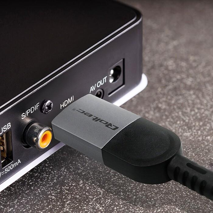 Actual product image Qoltec USB-C zu HDMI 4K Kabel 60Hz 32AWG 2m (2 m, HDMI)