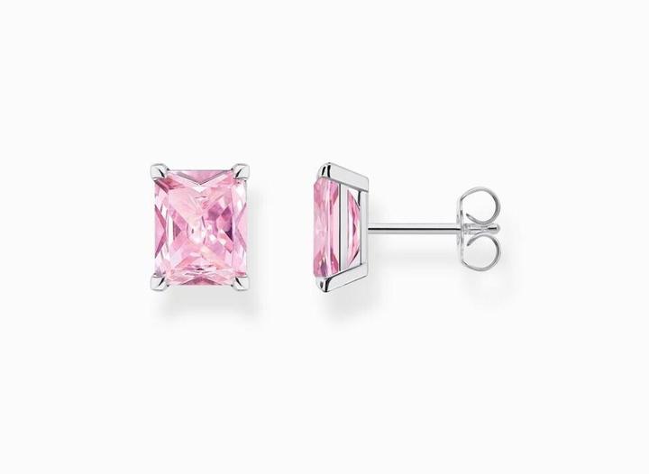 Immagine prodotto Thomas Sabo Orecchini a perno con pietra rosa, argento (Argento 925)