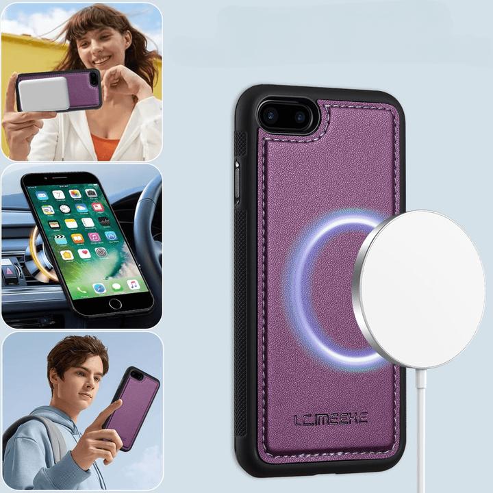 Image du produit LC.Imeeke iPhone SE / 8 / 7 - Teilbare Brieftasche 2-in-1 Handyhülle (Apple iPhone SE (2ème génération), Apple iPhone SE (3ème génération), Apple iPhone 7, Apple iPhone 8)
