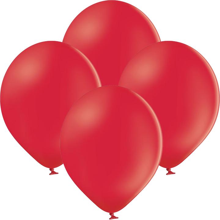 bonacker ballonversand Ballons rot - Premium-Qualität aus Naturkautschuk (25 x)