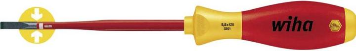 Actual product image Wiha VDE slotted screwdriver So (Slotted screws)