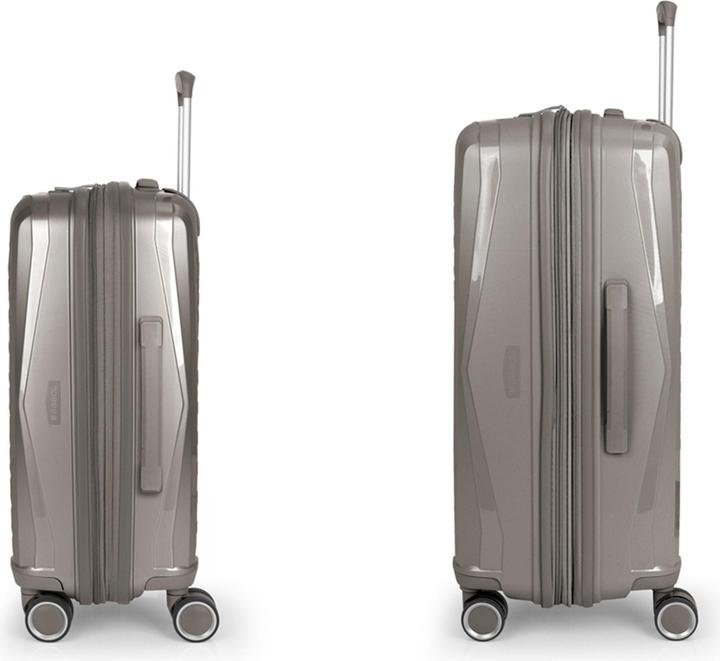 Actual product image Gabol Queens 4-wheel suitcase set 2-piece with expansion fold (114 l)
