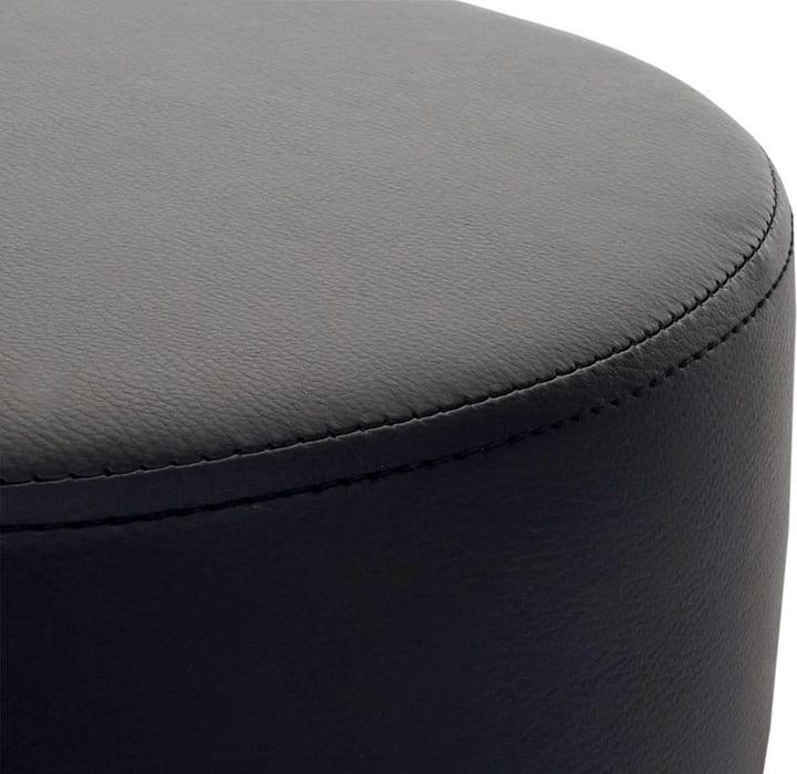 Produktbild Swisshandel24 Hocker, Sitzhocker Schminkhocker, höhenverstellbar Ø 35cm Kunstleder, schwarz