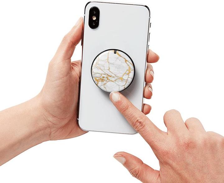 Actual product image PopSockets PopMirror Stone White Marble