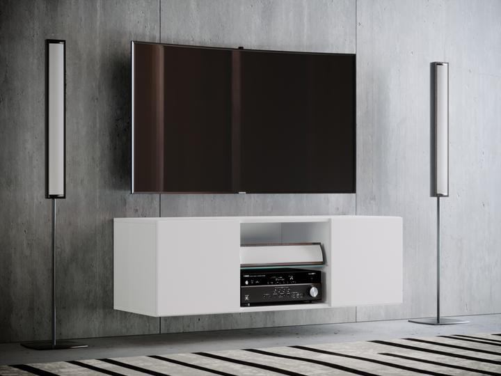 Productafbeelding VCM Houten TV-Muur Lowboard TV Kabinet Jusa (115 x 36 x 40 cm)