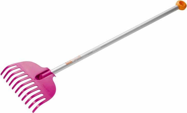 Actual product image Fiskars Kids Leaf Broom Purple 138160