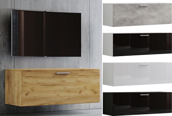 Produktbild VCM Holz TV Wand Lowboard Fernsehschrank Fernso (115 x 36 x 40 cm)