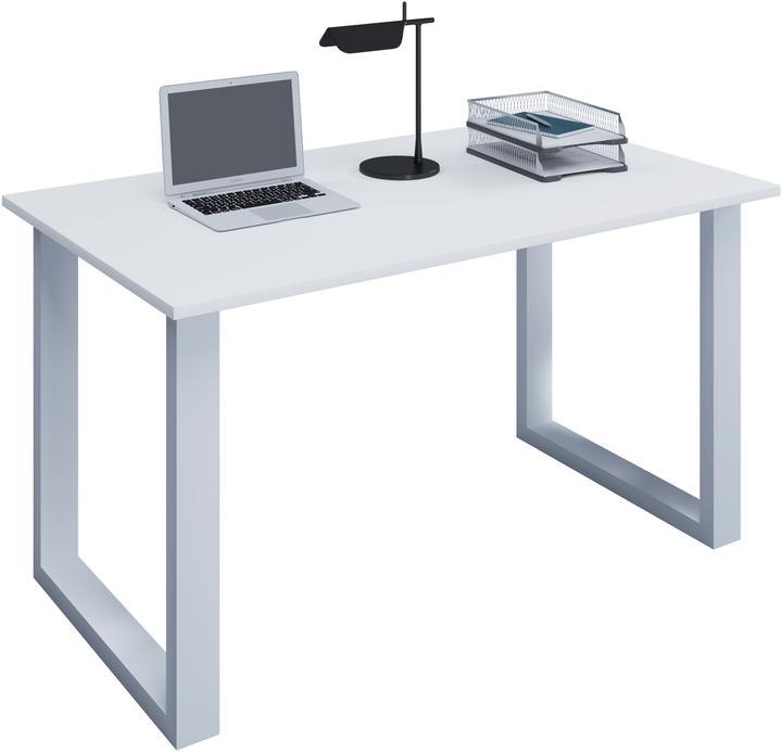 Immagine prodotto VCM Mobili per ufficio Scrivania Lona U Alu Bianco (140 x 50 x 76 cm)