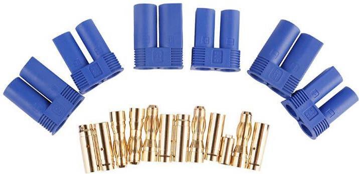 Actual product image Gens Ace EC5 male & female plug (3 pairs)