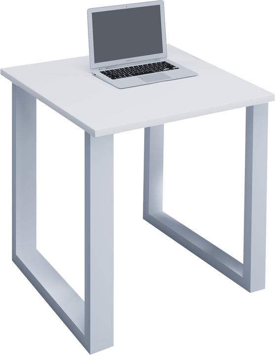 Produktbild VCM Premium Büromöbel Schreibtisch Lona X Weiss (80 x 80 x 76 cm)