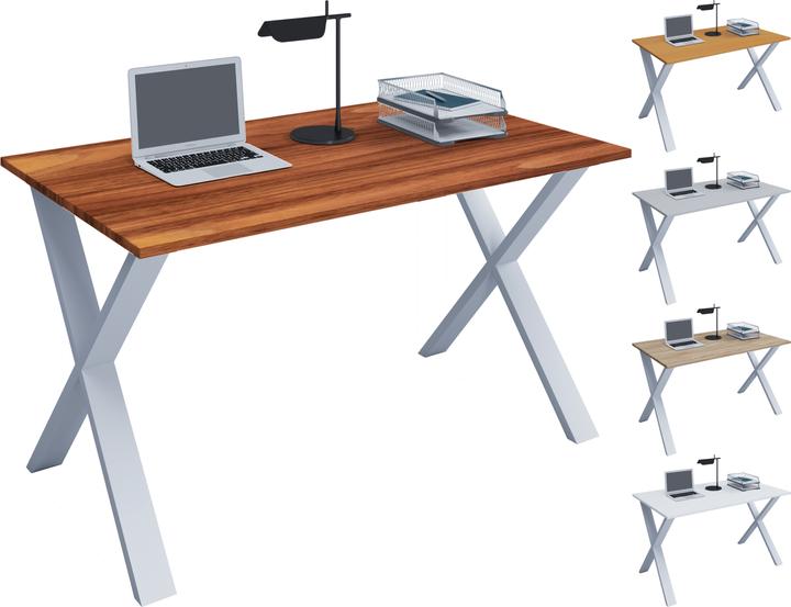 Produktbild VCM Premium Büromöbel Schreibtisch Lona X Weiss (110 x 50 x 76 cm)