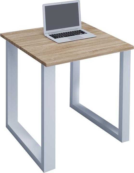 Produktbild VCM Premium Büromöbel Schreibtisch Lona X Weiss (80 x 80 x 76 cm)