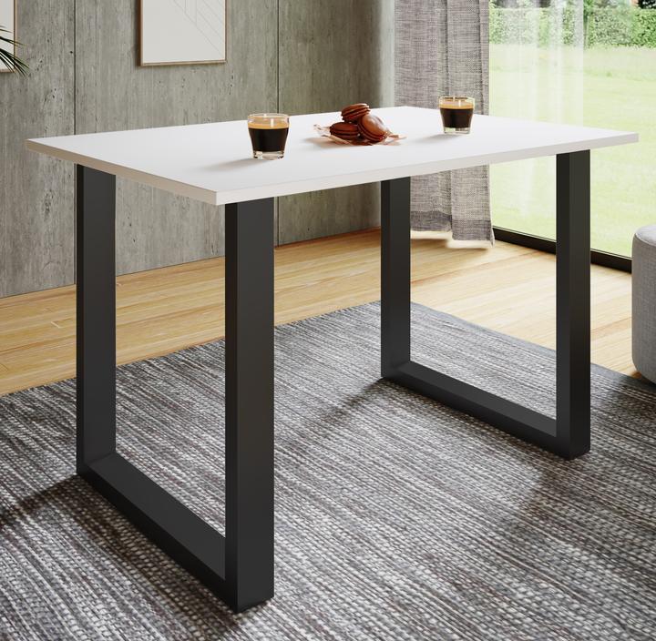 Image du produit VCM Table de salle à manger premium Table de salle à manger en bois "Xona U (110 x 80 x 76 cm)