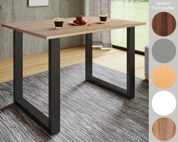 Image du produit VCM Table de salle à manger premium Table de salle à manger en bois "Xona U (110 x 80 x 76 cm)