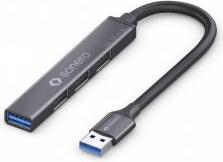 Actual product image Purelink sonero USB 3.2 Gen1x1 Hub - 4 Port USB-A Connector - 0,50m - Space Grey (USB-A, 4 Ports)
