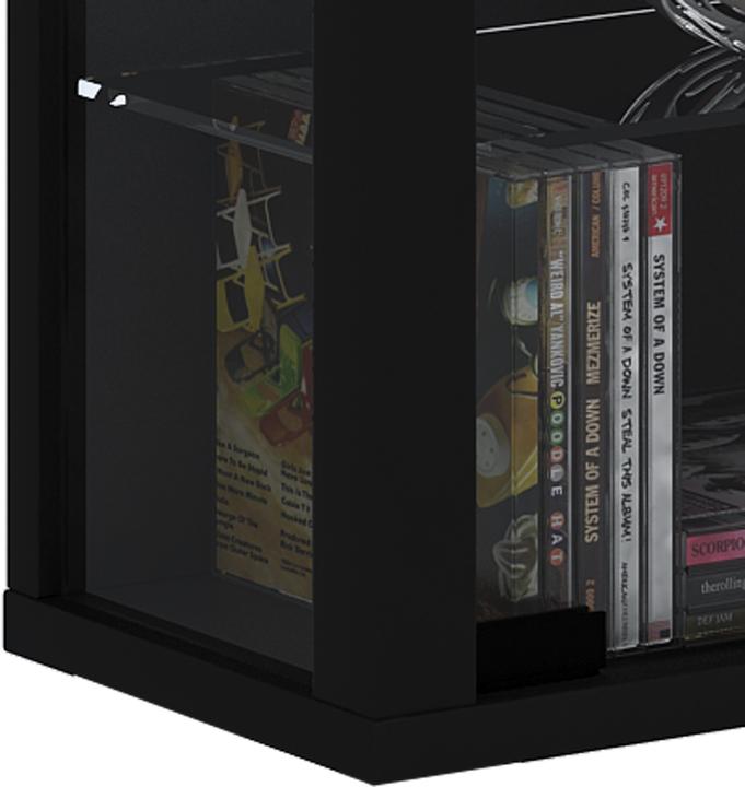 Productafbeelding VCM Collectie Wandvitrine Hout Glas Vitrosa Maxi (59 x 18 x 114 cm)