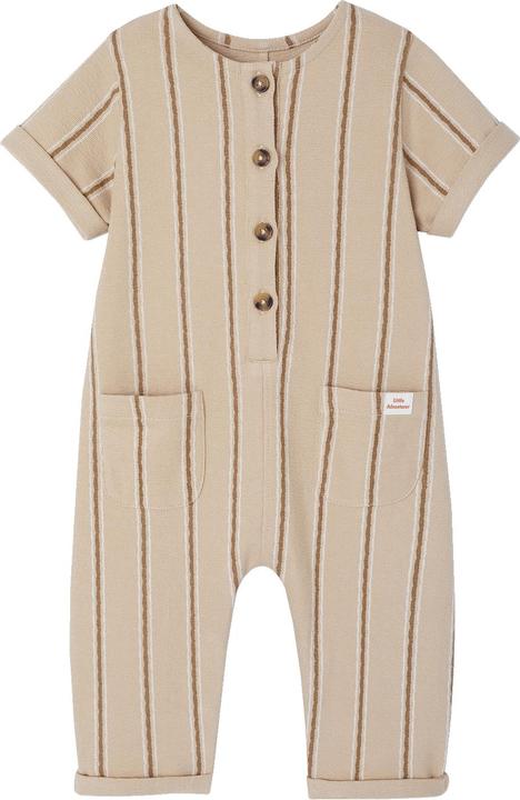 Actual product image Vertbaudet Bio-Kollektion: Baby Overall aus gestreiftem Strick (74)