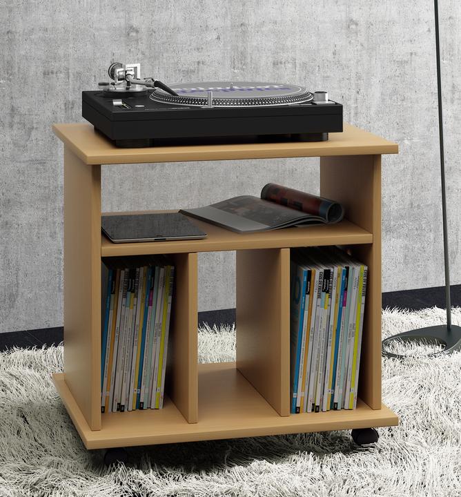Produktbild VCM Holz Schallplatten Beistelltisch Retal (60 x 45 x 59 cm)