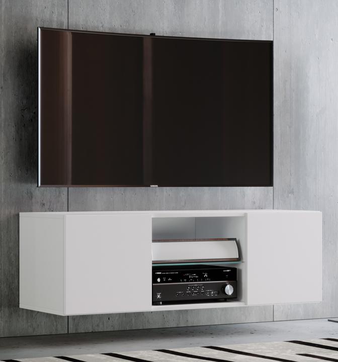 Actual product image VCM Wood TV wall lowboard television cabinet Jusa (95 x 36 x 40 cm)