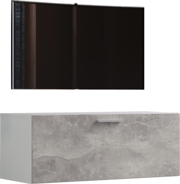 Image du produit VCM Bois Mur TV Lowboard Armoire TV Fernso (95 x 36 x 40 cm)