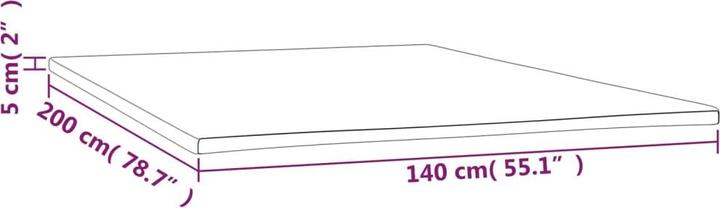 Immagine prodotto VidaXL Ljiljana (140 x 200 cm)