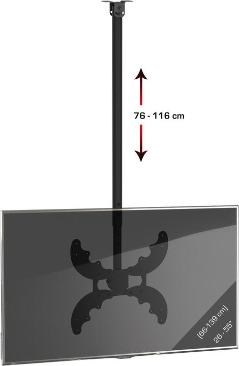 Produktbild VCM Universal TV Deckenhalterung B-DX400 (Decke, 55", 40 kg)