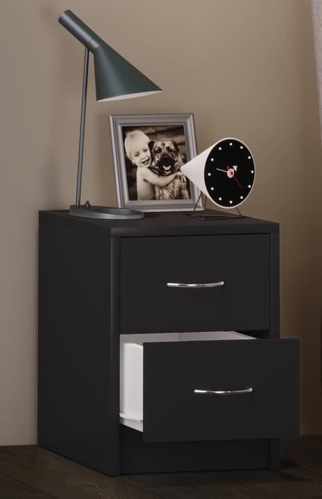 Actual product image VCM Wooden bedside cabinet Boxal Mini with drawer (30 x 35 x 40 cm)