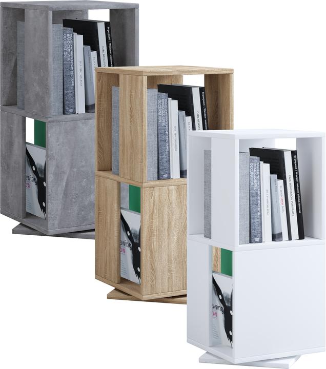 Immagine prodotto VCM Scaffale in legno girevole Stifta L (34 x 34 x 74 cm)