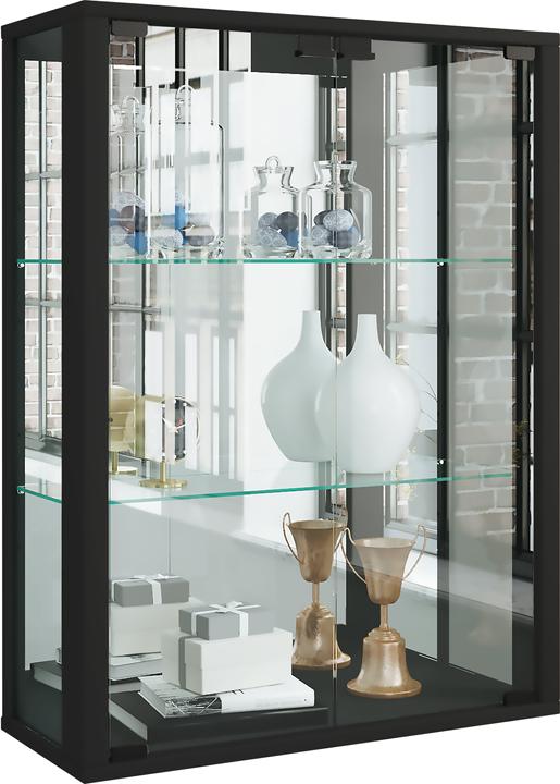 Image du produit VCM Vitrine murale vitrine de collection en verre vitrine murale étagère armoire en verre vitrine (60 x 25 x 80 cm)