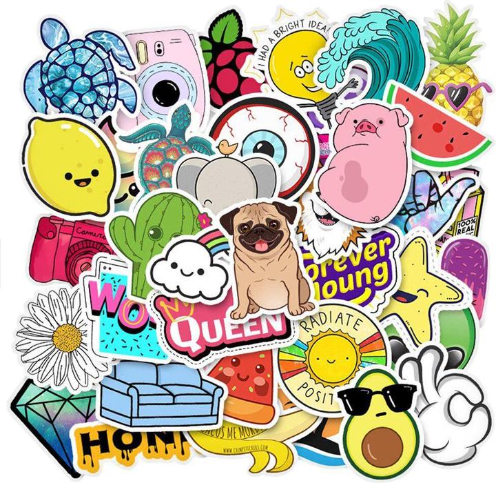 Actual product image JTI 50x stickers and labels - VSCO No. 2