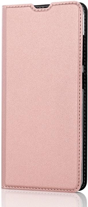 Actual product image Wave BookCase -suojakotelo, Samsung Galaxy A51, ruusukulta (Samsung Galaxy A51)