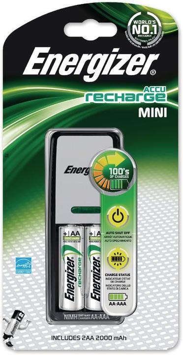 Immagine prodotto Energizer Ricarica Accu Mini (3 pz., AAA, 700 mAh, Batteria + Caricabatterie)