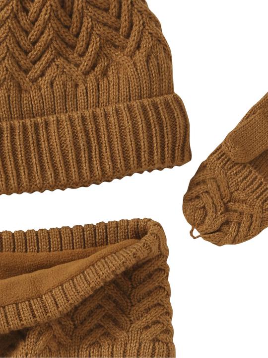 Immagine prodotto Vertbaudet Set per bambini: cappello, sciarpa rotonda e guanti