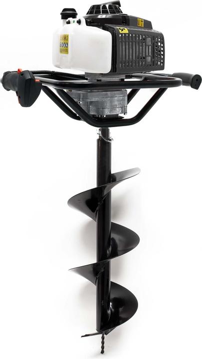 Image du produit Wiltec Tarière thermique en Set 3 CV 63,3 ccm Moteur à 2 temps Foret de Ø200mm Perceuse