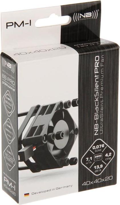 Actual product image Noiseblocker NB-BlacksilentPRO PM-1 (40 mm, 1 x)
