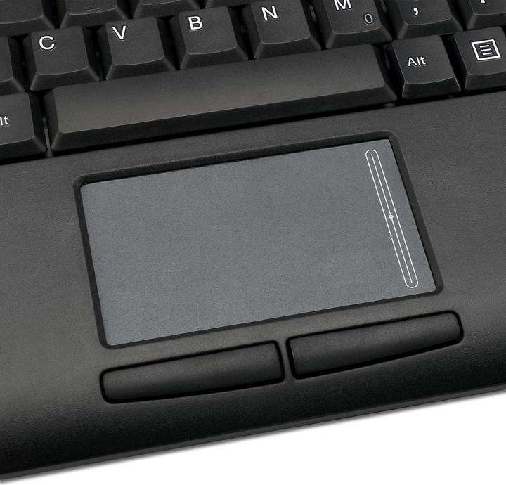 Actual product image Adesso Wireless Slim Keyboard with Built-in Touchpad (US, Wireless)