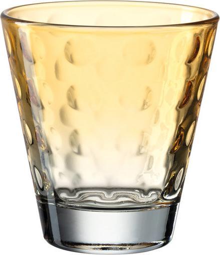 Actual product image Leonardo Drinking glass Optic Pastel 215 ml, 6 pieces, Multicoloured (0.22 l, 6 x)