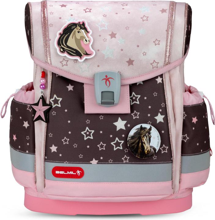 Image du produit Belmil CLASSY Plus Schulrucksack-Set Champion Horses (19 l)