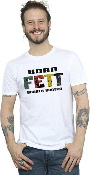 Immagine prodotto Star Wars Boba Fett Character Logo Maglietta Uomo (M)