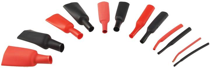 Image du produit Chilitec Kit de gaines thermorétractables 142 pièces adhésives noir/rouge Taux de rétraction 3:1 (1 x)