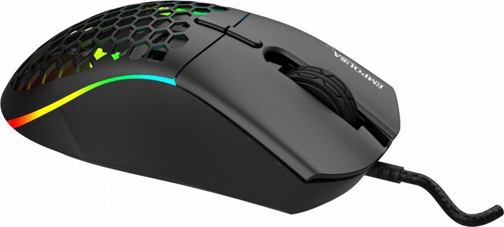 Immagine prodotto Inca RGB 6 Led 10000 DPI 7D Tasti Macro con doppio cappuccio Mouse da gioco Prof. (Cablato)