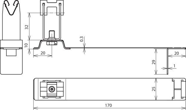 Produktbild Dehn Soehne Dachleitungshalter FLEXIgrip NIRO 204 949