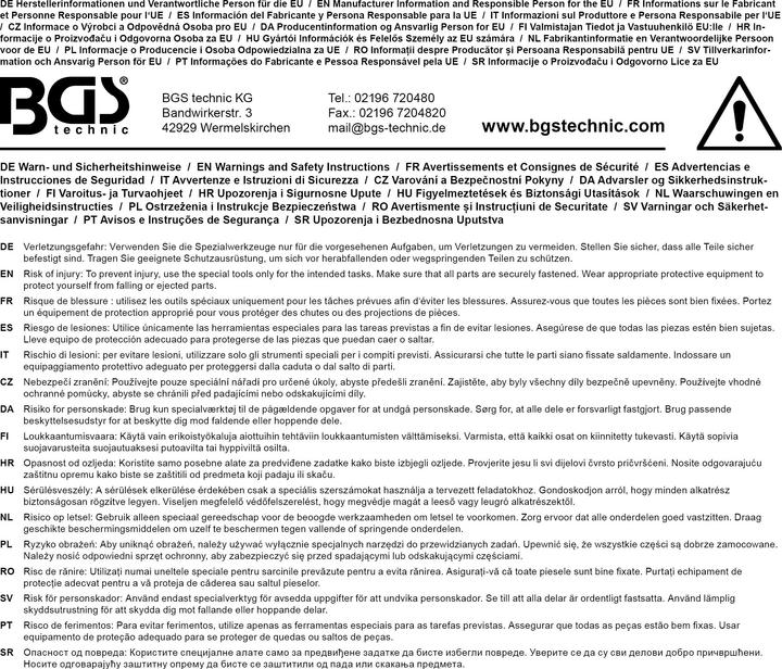 Image du produit BGS Extracteur de rotule de barre d'accouplement | pour Mercedes-Benz Actros & MAN 414