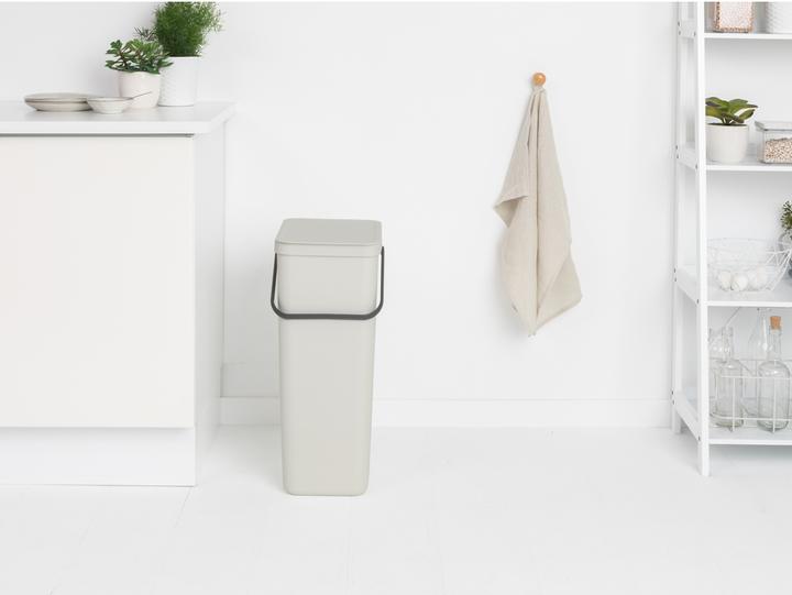 Productafbeelding Brabantia Sort & Go 40 l recyclebak, lichtgrijs (40 l)