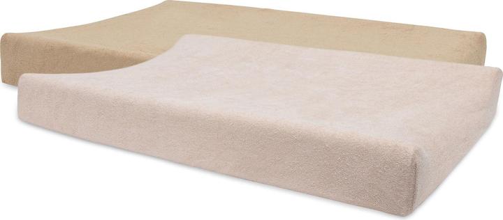 Actual product image Jollein Wickelkissenbezug 2er Set, 50 x 70 cm, Wild Rose/Biscuit (50 x 70 cm)